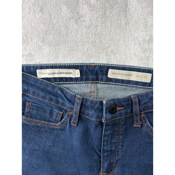 Anthropologie - Pilcro and the Letterpress Mid-Rise Skinny Jeans – Size 25 - Picture 5 of 6